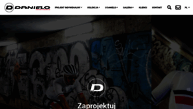 What Danielo.pl website looked like in 2020 (4 years ago)