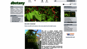 What Dbotany.com website looked like in 2020 (4 years ago)