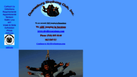 What Duanesburgskydiving.com website looked like in 2020 (4 years ago)