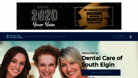 What Dentalcareofsouthelgin.com website looked like in 2020 (4 years ago)