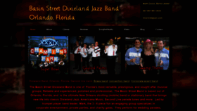What Dixielandbandorlando.com website looked like in 2020 (6 years ago)