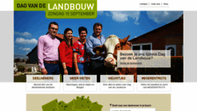 What Dagvandelandbouw.be website looked like in 2020 (4 years ago)