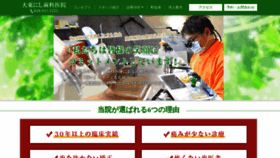 What Daitonishi.com website looked like in 2020 (4 years ago)