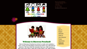 What Discoverypreschools.com website looked like in 2020 (4 years ago)