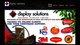 What Displaysol.com website looked like in 2020 (4 years ago)
