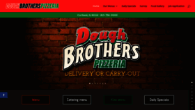What Doughbrotherspizzeria.com website looked like in 2020 (4 years ago)