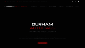 What Durhamautohaus.com website looked like in 2020 (4 years ago)