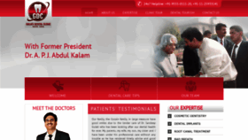 What Dentistindiadelhi.com website looked like in 2020 (4 years ago)