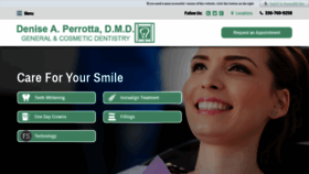 What Drdeniseperrotta.com website looked like in 2020 (6 years ago)