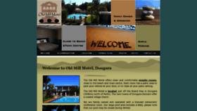 What Dongaraoldmillmotel.com.au website looked like in 2020 (4 years ago)