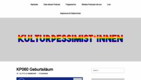 What Die-kulturpessimisten.de website looked like in 2020 (4 years ago)