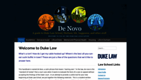 What Dukelawdenovo.com website looked like in 2020 (4 years ago)