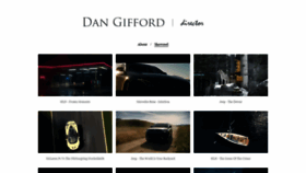 What Dan-gifford.com website looked like in 2020 (4 years ago)