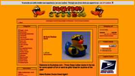 What Duckshop.com website looked like in 2020 (4 years ago)
