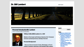 What Drbilllambert.com website looked like in 2020 (4 years ago)