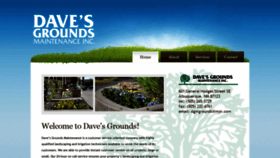 What Davesgrounds.com website looked like in 2020 (4 years ago)