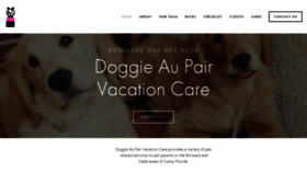 What Dogaupair.com website looked like in 2020 (4 years ago)