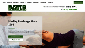 What Davidphysicaltherapy.com website looked like in 2020 (4 years ago)