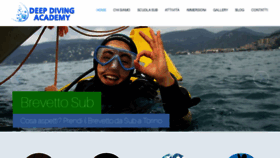 What Deepdivingacademy.it website looked like in 2020 (4 years ago)
