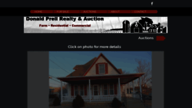 What Donaldprellrealtyauction.com website looked like in 2020 (4 years ago)