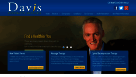 What Davisspine.net website looked like in 2020 (4 years ago)