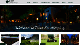What Doralandscape.com website looked like in 2020 (4 years ago)