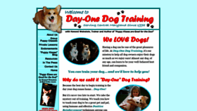 What Dayonedogtraining.com website looked like in 2020 (4 years ago)