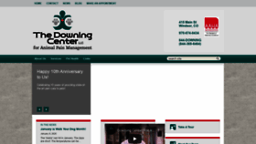 What Downingcenter.com website looked like in 2020 (4 years ago)