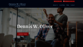 What Dennis-oliver.com website looked like in 2020 (4 years ago)