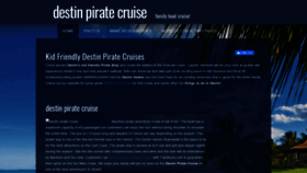 What Destinpiratecruise.com website looked like in 2020 (4 years ago)