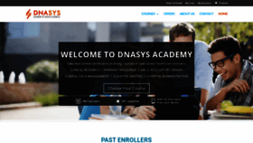 What Dnasysacademy.com website looked like in 2020 (4 years ago)
