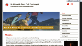 What Drmikestern.com website looked like in 2020 (6 years ago)