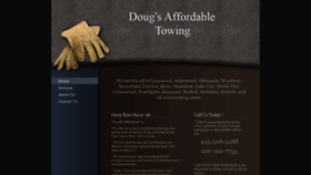 What Dougstow.com website looked like in 2020 (4 years ago)