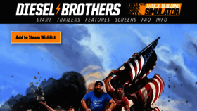 What Dieselbrothers-thegame.com website looked like in 2020 (4 years ago)