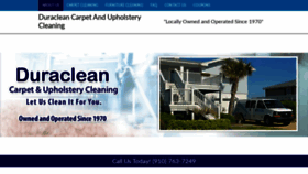 What Duracleanwilmington.com website looked like in 2020 (4 years ago)