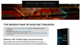 What Daviderictomlinson.com website looked like in 2020 (4 years ago)