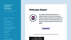 What Disciples-ne.org website looked like in 2020 (4 years ago)