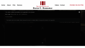 What Davidhardawaylaw.com website looked like in 2020 (4 years ago)