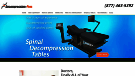 What Decompressionpros.com website looked like in 2020 (4 years ago)