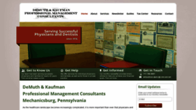What Demuthandkaufman.com website looked like in 2020 (4 years ago)