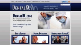 What Dentalkc.com website looked like in 2020 (4 years ago)