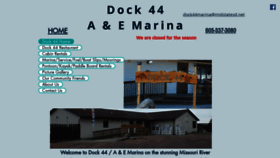 What Dock44.net website looked like in 2020 (4 years ago)