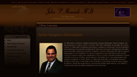 What Drjohnmasciale.com website looked like in 2020 (4 years ago)