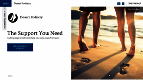 What Desertpodiatry.com website looked like in 2020 (4 years ago)