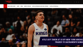 What Derickgrantbasketball.com website looked like in 2020 (4 years ago)