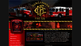 What Duncannonfire.com website looked like in 2020 (4 years ago)