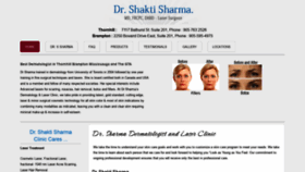 What Drsharmadermatology.ca website looked like in 2020 (4 years ago)