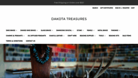 What Dakotatreasures.com website looked like in 2020 (4 years ago)