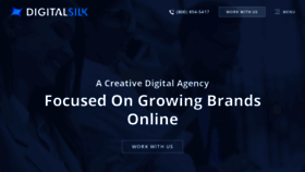 What Digitalsilk.com website looked like in 2020 (4 years ago)
