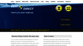 What Dentdirect.co.uk website looked like in 2020 (4 years ago)